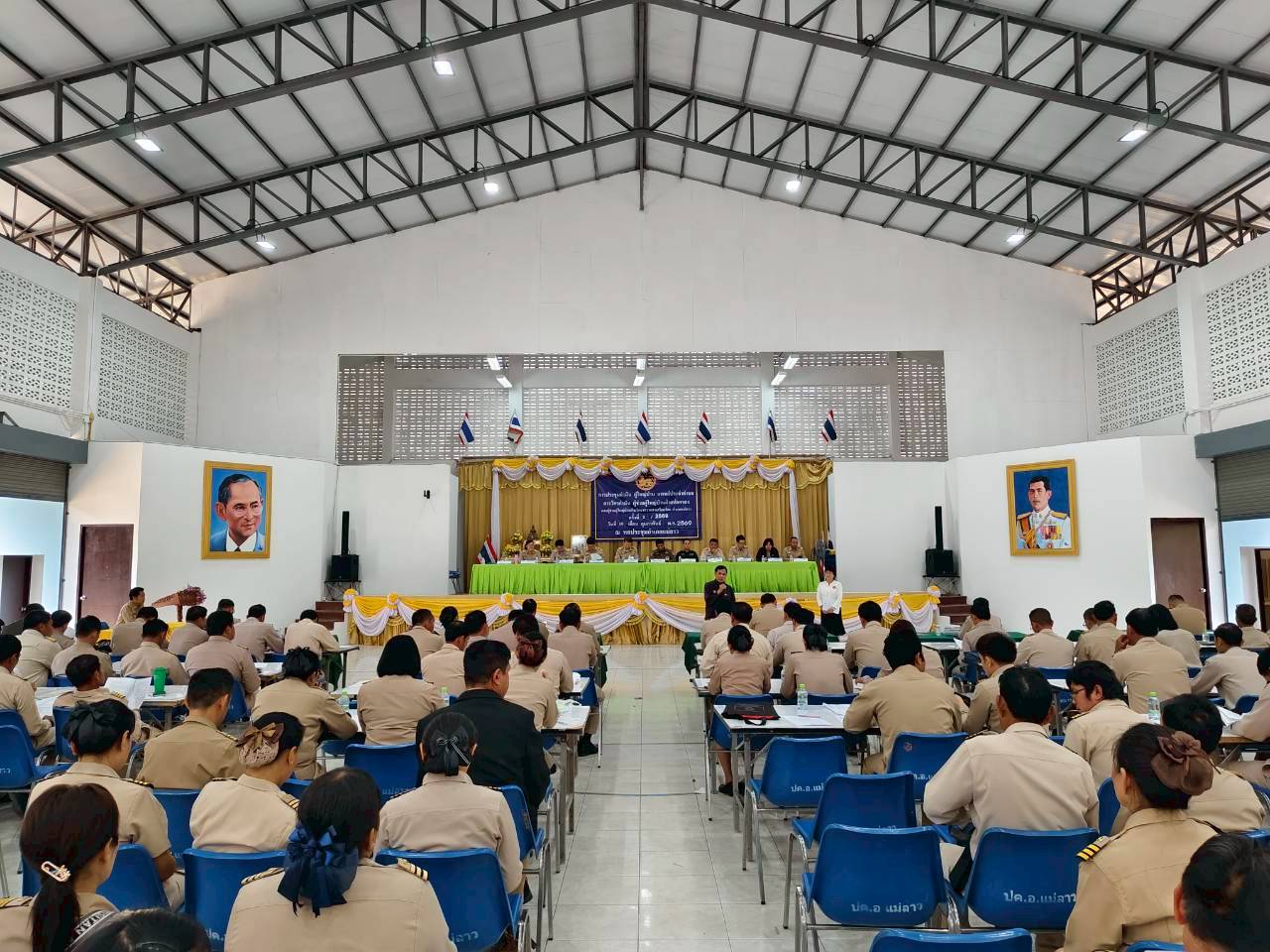 พช.แม่ลาว>>> ร่วมประชุมกำนัน ผู้ใหญ่บ้าน แพทย์ประจำตำบล สารวัตรกำนัน ผู้ช่วยผู้ใหญ่บ้าน ครั้งที่ 2/2569 ประจำเดือน กุมภาพันธ์ 2569