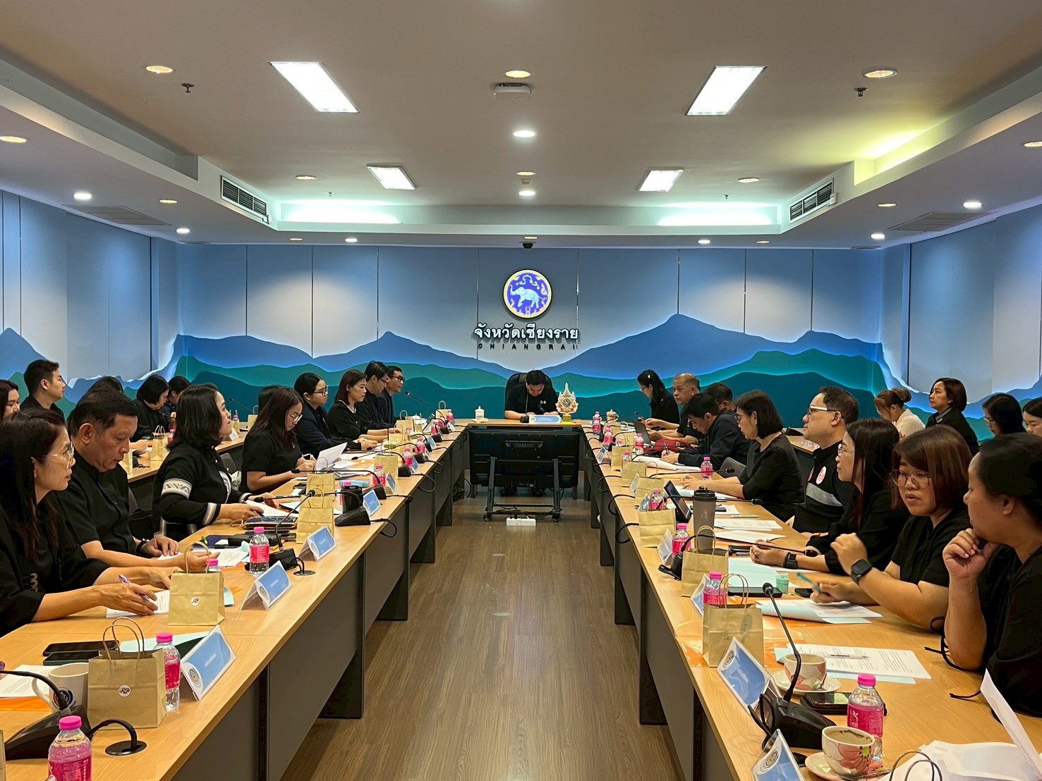 พช.แม่ลาว>>>ร่วมประชุมพัฒนากลไกขับเคลื่อนการพัฒนาเศรษฐกิจฐานรากระดับจังหวัด ครั้งที่ 2/2569