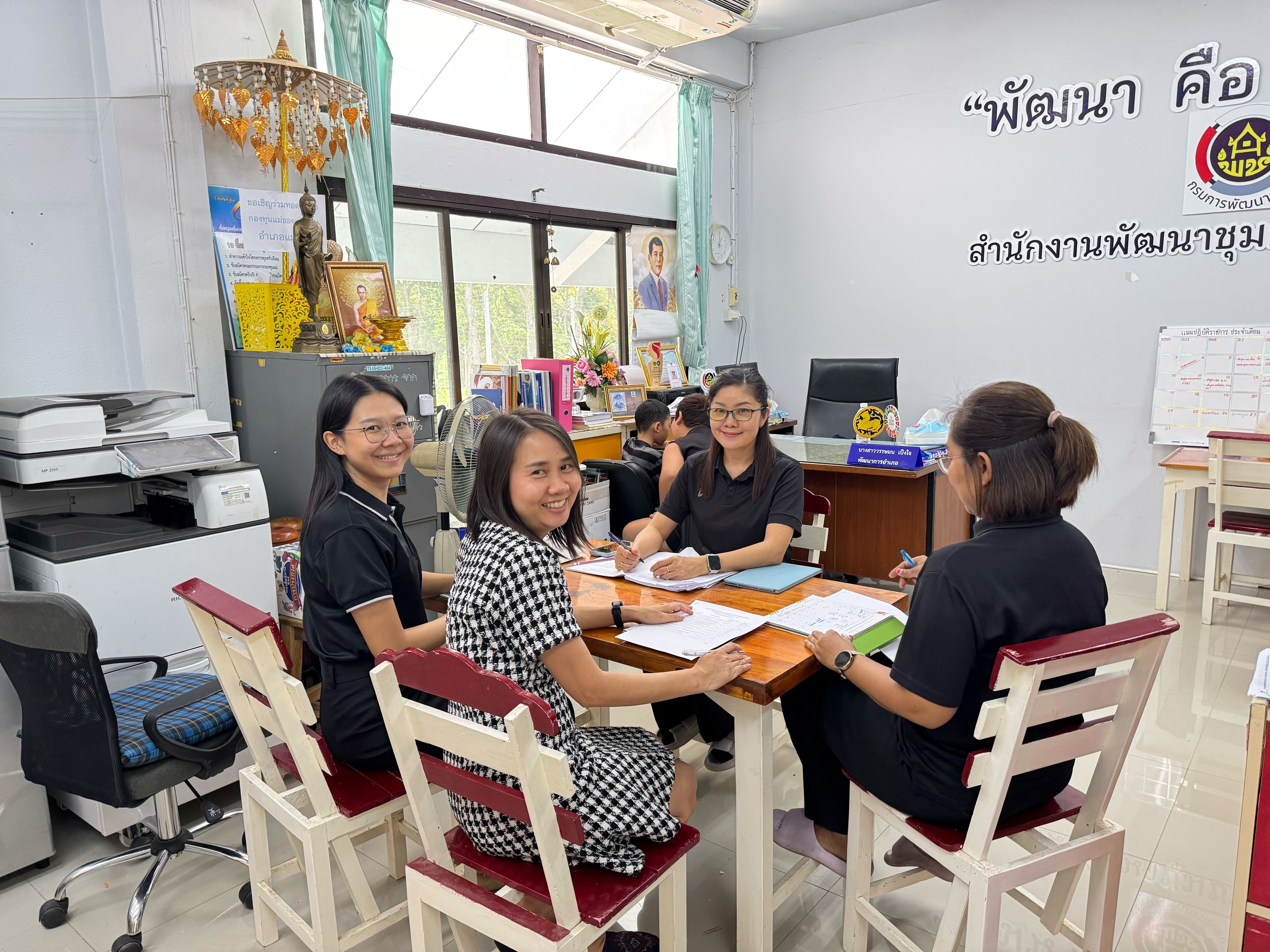 พช.แม่ลาว>>>ร่วมประชุมวางแผนการขับเคลื่อนงานพัฒนาชุมชน ประจำเดือนพฤษภาคม 2569