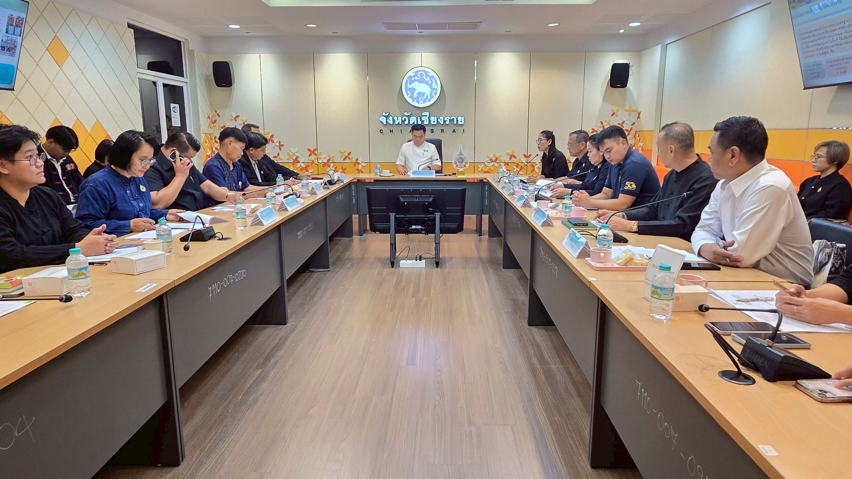 พช.แม่ลาว>>>ร่วมประชุมคณะกรรมการรับรองมาตรฐานการพัฒนาชุมชน (มชช.) ระดับจังหวัด ประจำปีงบประมาณ พ.ศ. 2569