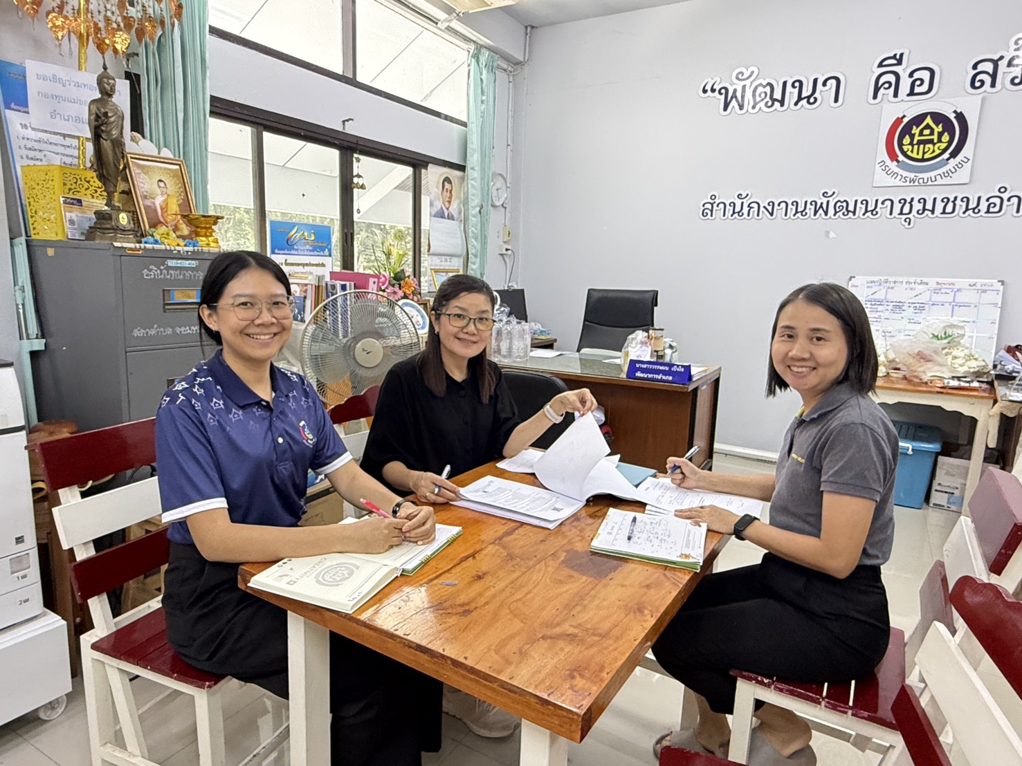 พช.แม่ลาว>>>ร่วมประชุมวางแผนการขับเคลื่อนงานพัฒนาชุมชน ประจำเดือนกรกฎาคม 2569